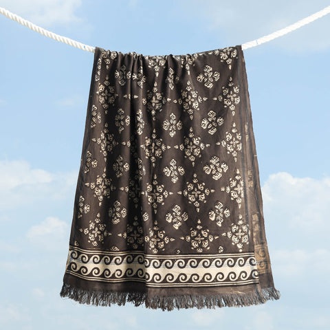 Block Printed Towel 