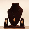 Brown - tuma craft hand carved dried bottle gourd necklace