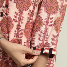 Buy Vanaspati Hand Block Printed Cotton Kurta Online at iTokri.com