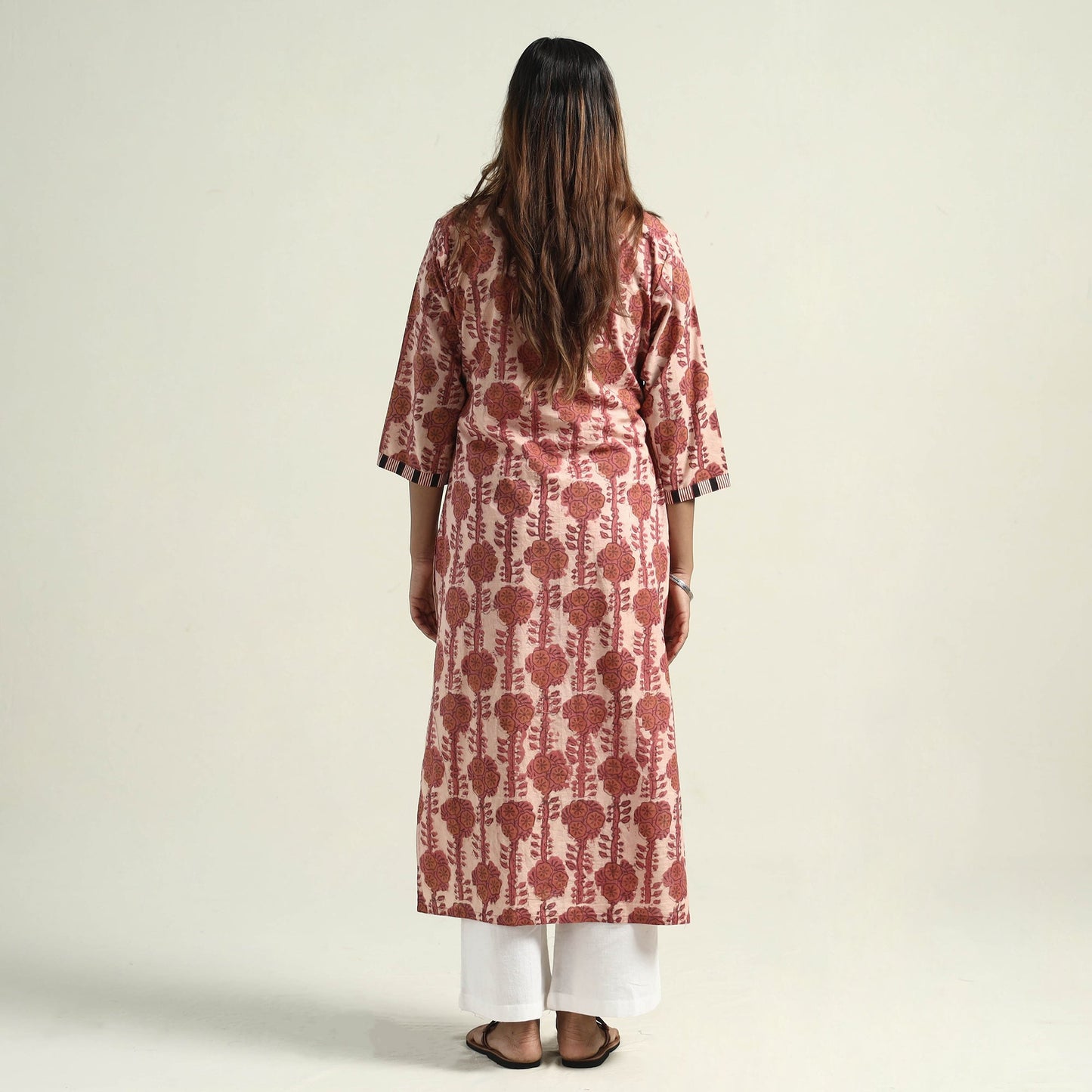 Buy Vanaspati Hand Block Printed Cotton Kurta Online at iTokri.com