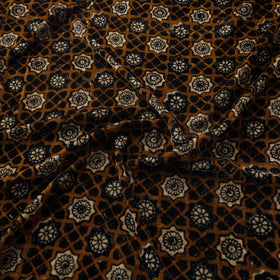 Velvet natural dyed fabric 03 - handcrafted