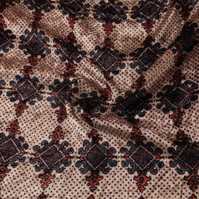 Velvet natural dyed hand fabric 26 - handcrafted