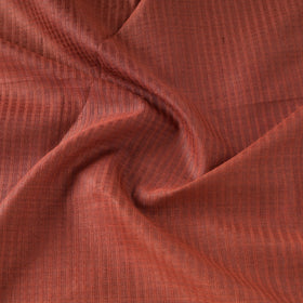 Brown - vidarbha handloom checks tussar silk fabric 08