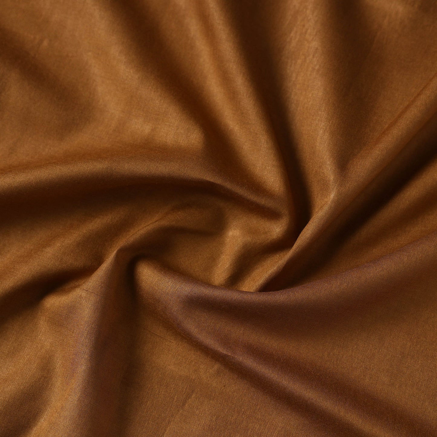 Brown - vidarbha handloom plain tussar silk fabric 05