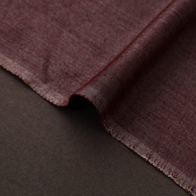 Brown Vidarbha Handloom Tussar Silk Cotton Fabric
