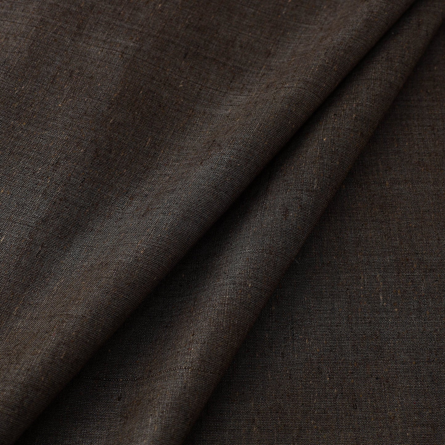  Brown Vidarbha Pure Tussar x Katia Silk Handloom Fabric