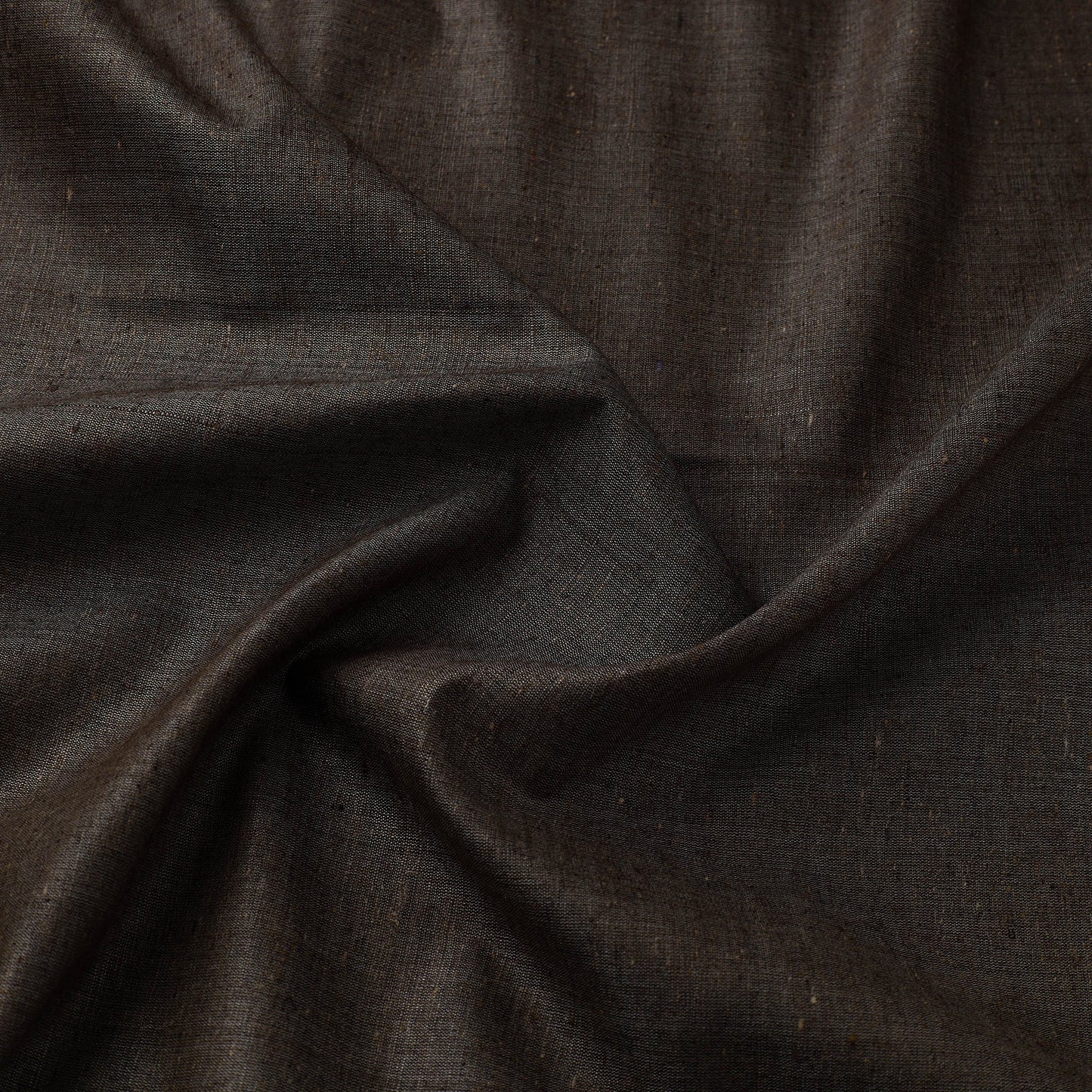  Brown Vidarbha Pure Tussar x Katia Silk Handloom Fabric