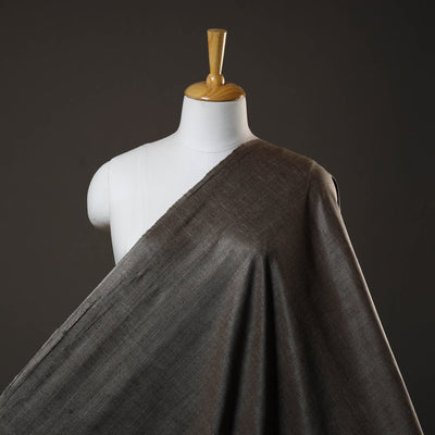  Brown Vidarbha Pure Tussar x Katia Silk Handloom Fabric