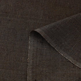  Brown Vidarbha Pure Tussar x Katia Silk Handloom Fabric