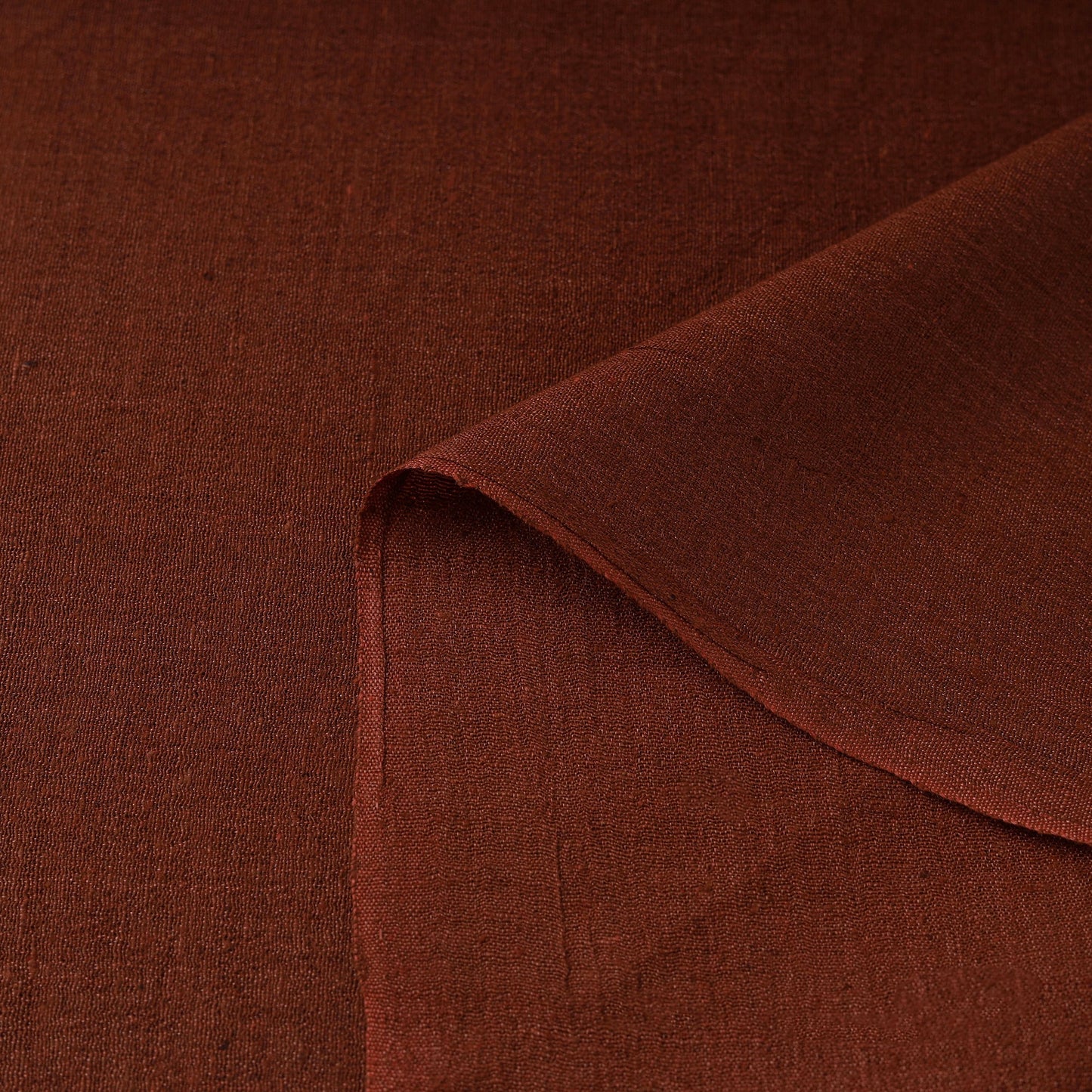 Brown - vidarbha tussar x katia silk handloom fabric 05