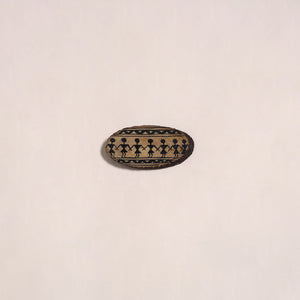 Warli handpainted wooden fridge magnet 16 - handcrafted