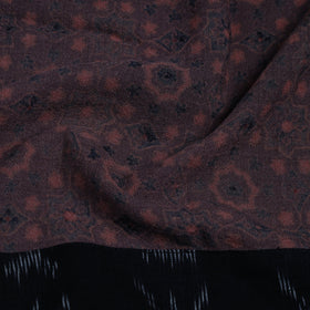 Brown - woollen blouse piece 62 - handcrafted