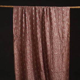 Zari buti silk tie-dye bandhani fabric 14 - handcrafted