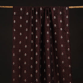 Zari buti silk tie-dye bandhani fabric 31 - handcrafted