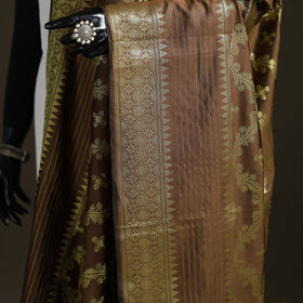 Zari work banarasi silk dupatta 05 - handcrafted