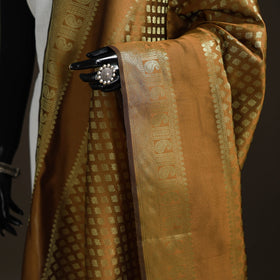 Zari work banarasi silk dupatta 31 - handcrafted