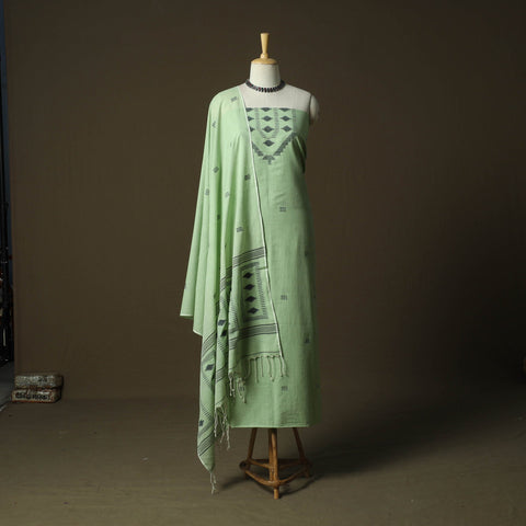 Burdwan jamdani handloom cotton 2pc unstitched dress