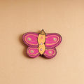 Butterfly - Abstract Pastel Handpainted Wooden Magnet 