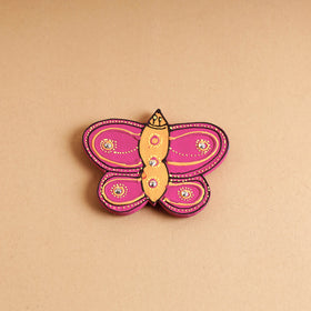  Butterfly - Abstract Pastel Handpainted Wooden Magnet 