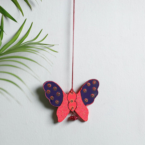  Butterfly - Festive Decor Beadwork Handpainted Wooden Hanging 