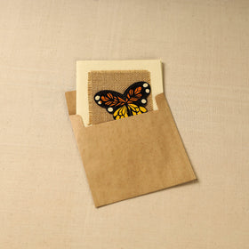 Butterfly - Handpainted Handmade Paper Greeting Card