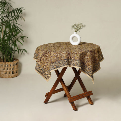 Yellow - original pedana kalamkari natural dyed cotton