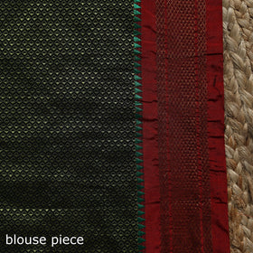 Silk cotton khun saree with ilkal pallu chikki paras border