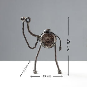  Handmade Recycled Metal Sculpture by Debabrata Ruidas 