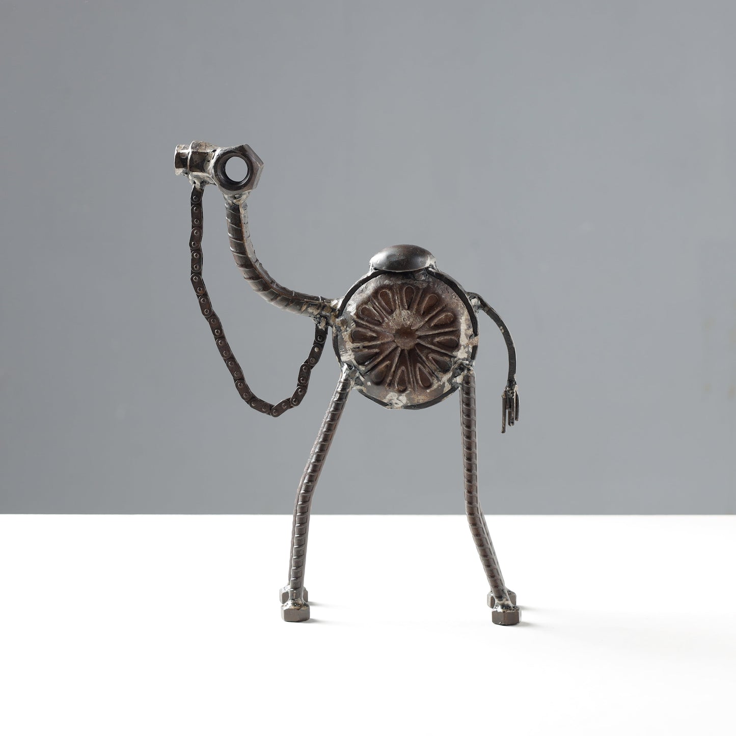  Handmade Recycled Metal Sculpture by Debabrata Ruidas 
