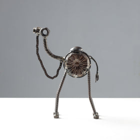  Handmade Recycled Metal Sculpture by Debabrata Ruidas 