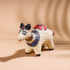 Tortoise - Madhubani Handpainted Paper Mache Home Decor Item