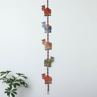  Tholu Bommalata Leather Puppet Wall Hanging l iTokri.com 