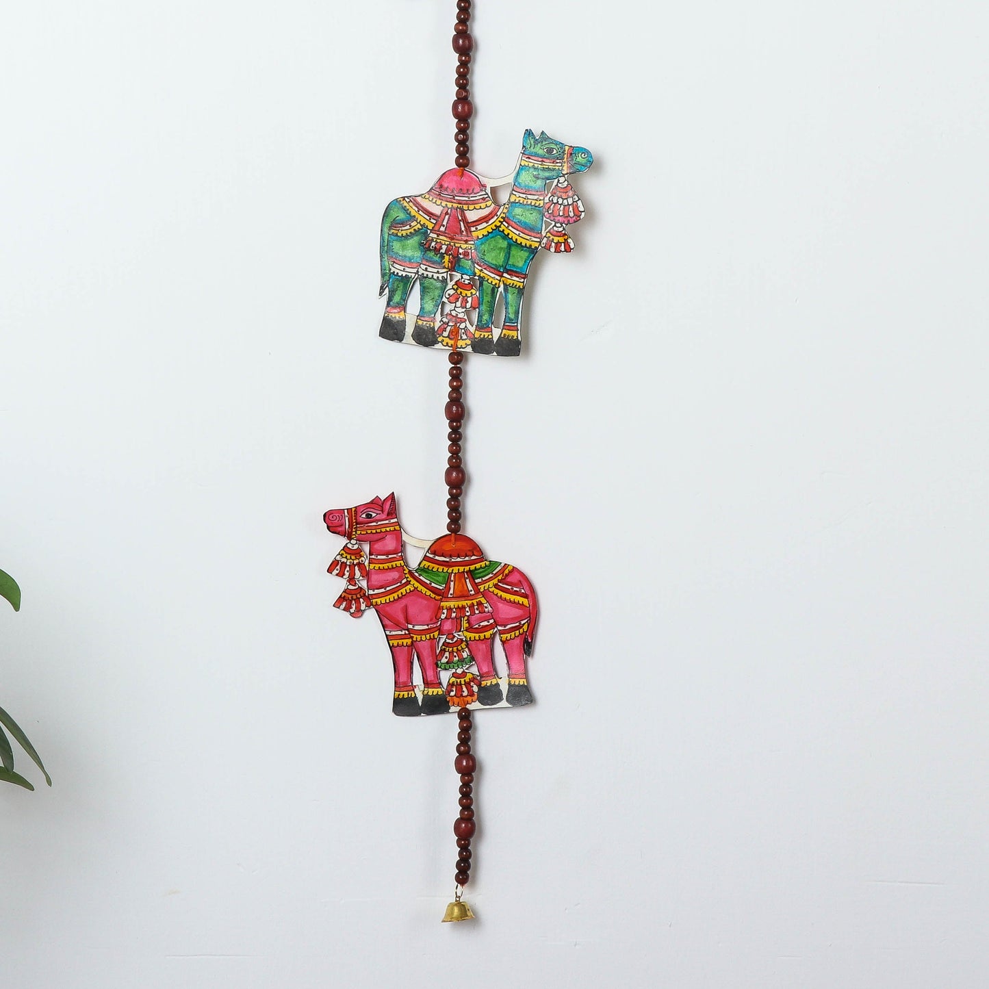  Tholu Bommalata Leather Puppet Wall Hanging l iTokri.com 