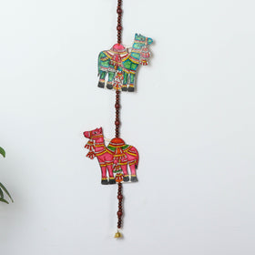  Tholu Bommalata Leather Puppet Wall Hanging l iTokri.com 