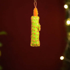  Buy Bird - Handmade Felt & Beadwork Christmas Ornament 