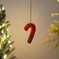 Candy Cane - Handcrafted Stuffed Christmas Ornament