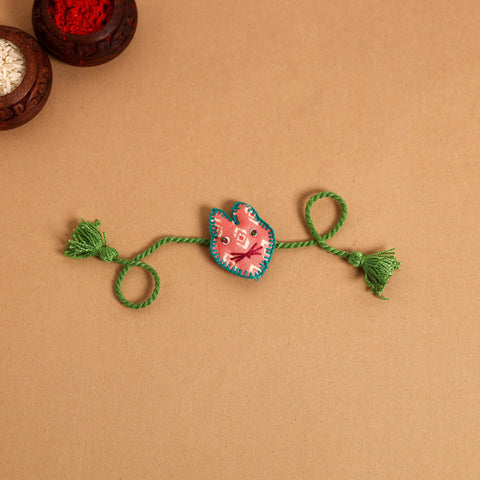  Cat - Handmade Threadwork Kids Rakhi 