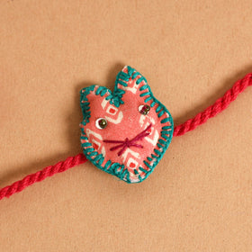  Cat - Handmade Threadwork Kids Rakhi 