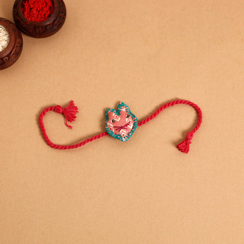  Cat - Handmade Threadwork Kids Rakhi 
