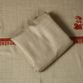 Chain stitch aari embroidered merino wool 3pc unstitched