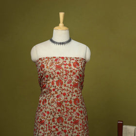 Chain stitch aari embroidered merino wool 3pc unstitched