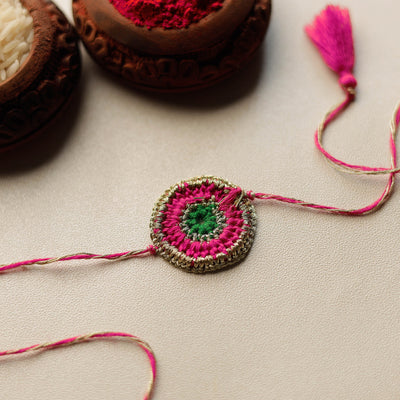 Chakra - Crochet Work Rakhi by Abira Creations