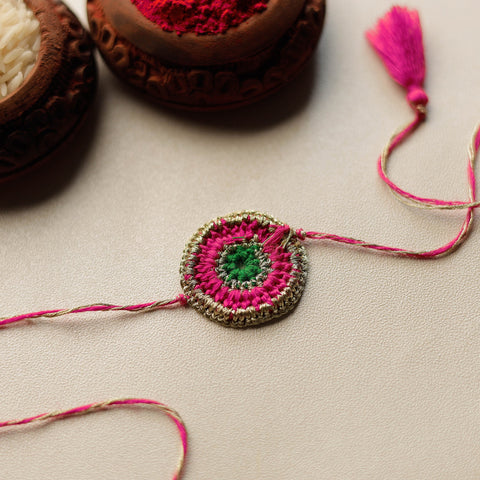 Chakra - Crochet Work Rakhi by Abira Creations