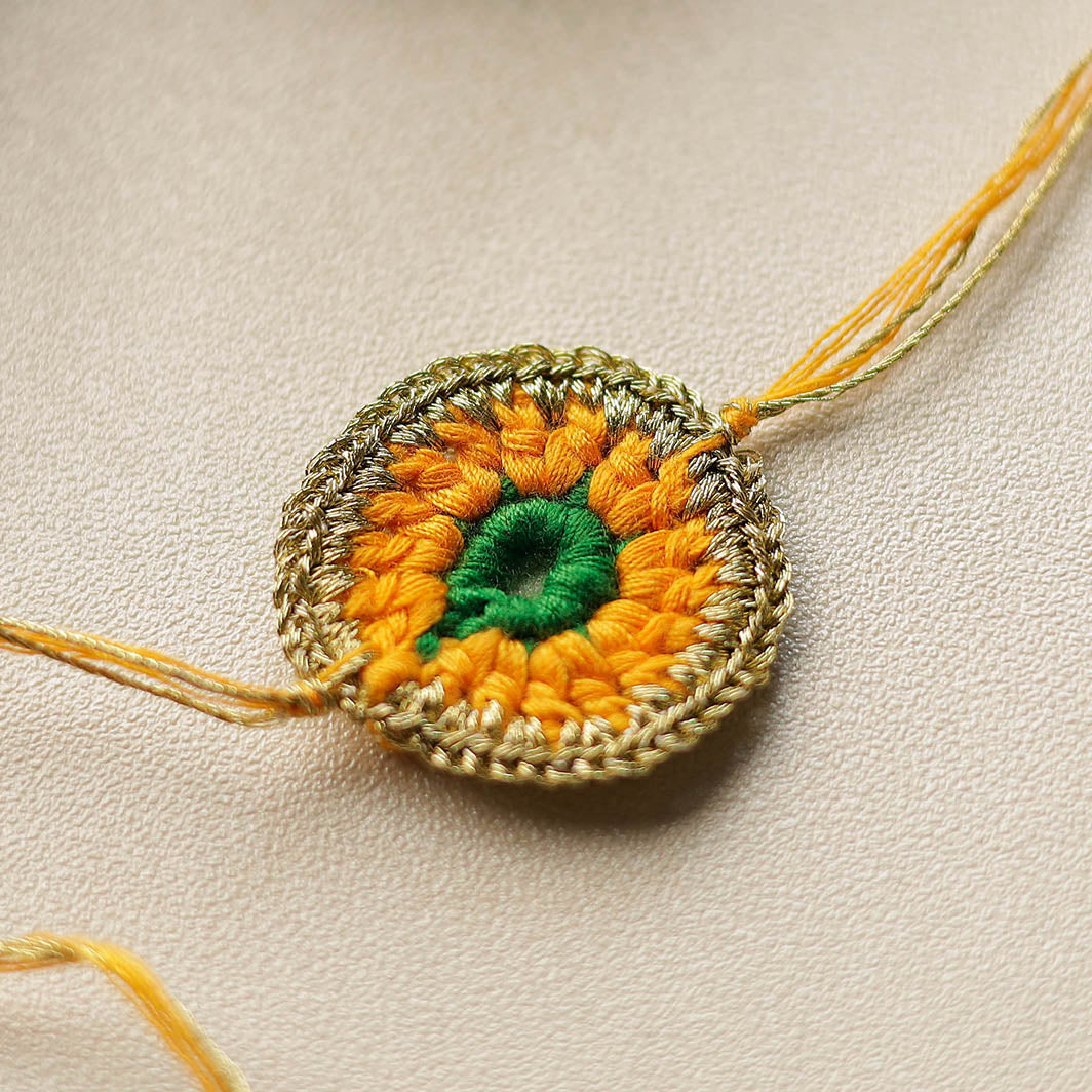 Chakra - Crochet Work Rakhi by Abira Creations