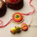 Handmade Paper Quilling Rakhi & Lumba Set 50 