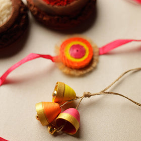  Handmade Paper Quilling Rakhi & Lumba Set 54 