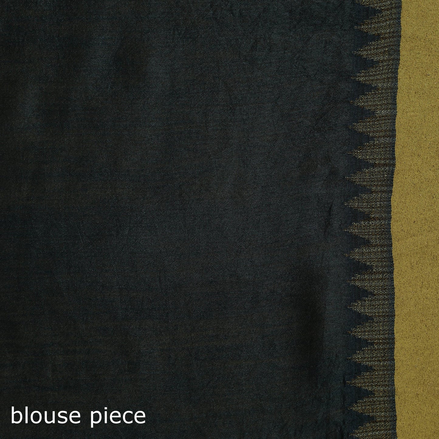 Chanderi silk nui shibori tie-dye saree with ghicha border