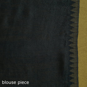 Chanderi silk nui shibori tie-dye saree with ghicha border