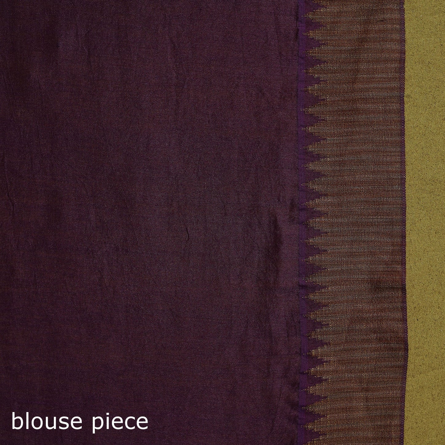 Chanderi silk nui shibori tie-dye saree with ghicha border