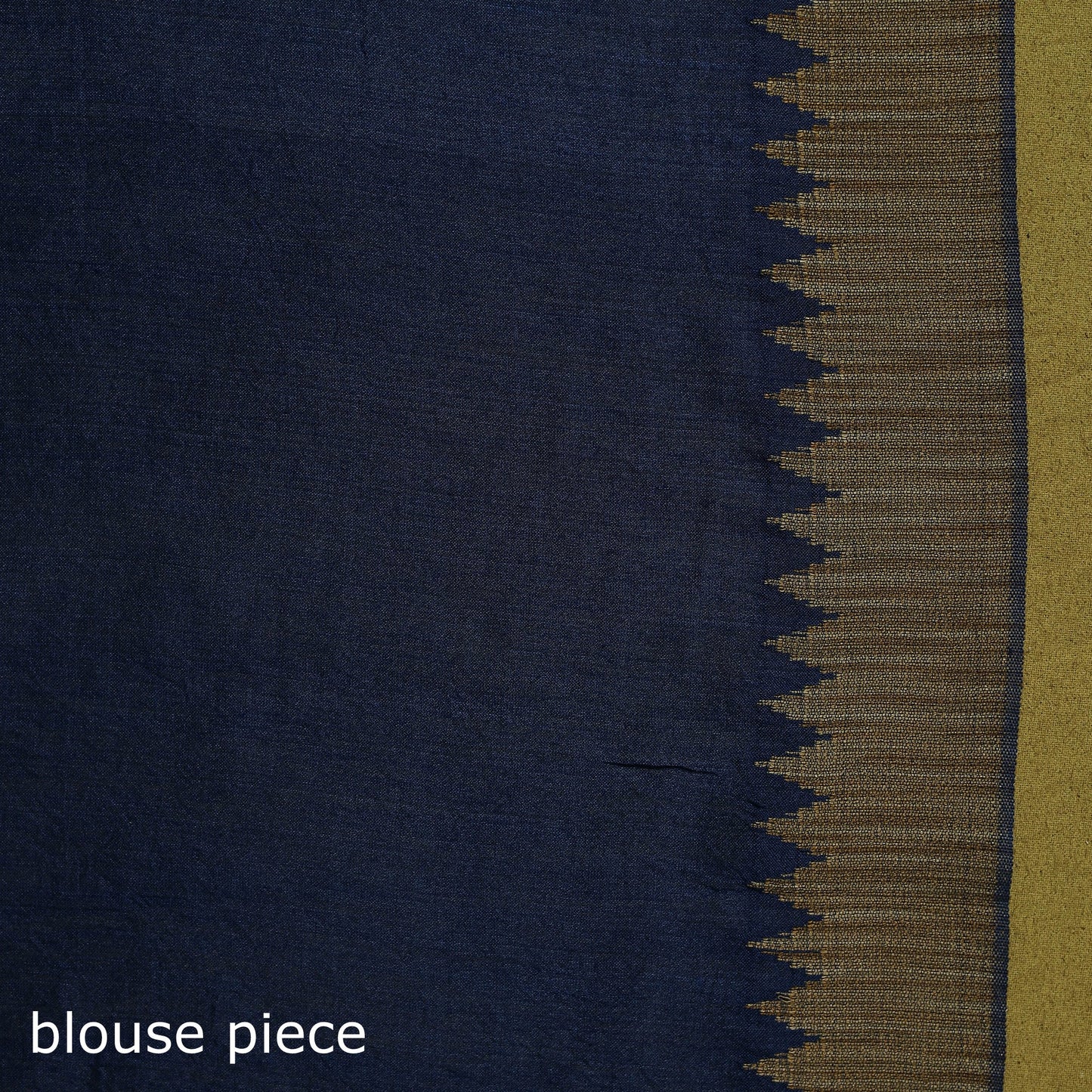 Chanderi silk nui shibori tie-dye saree with ghicha border